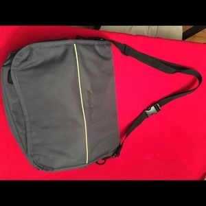 Eddie Bauer hiking/travel cooler,hot or cold. Shoulder strap, interior storage